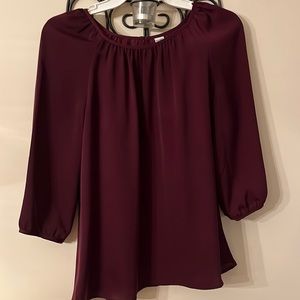 Old Navy burgundy blouse